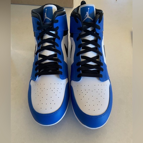 RARE Blue Jordan Mid TD 1 Football Cleats Size 14 - Picture 8 of 8